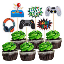 Set di 36 decorazioni per torte a tema videogiochi, decorazioni per cupcake a tema videogiochi, decorazioni per torte a tema videogiochi per il