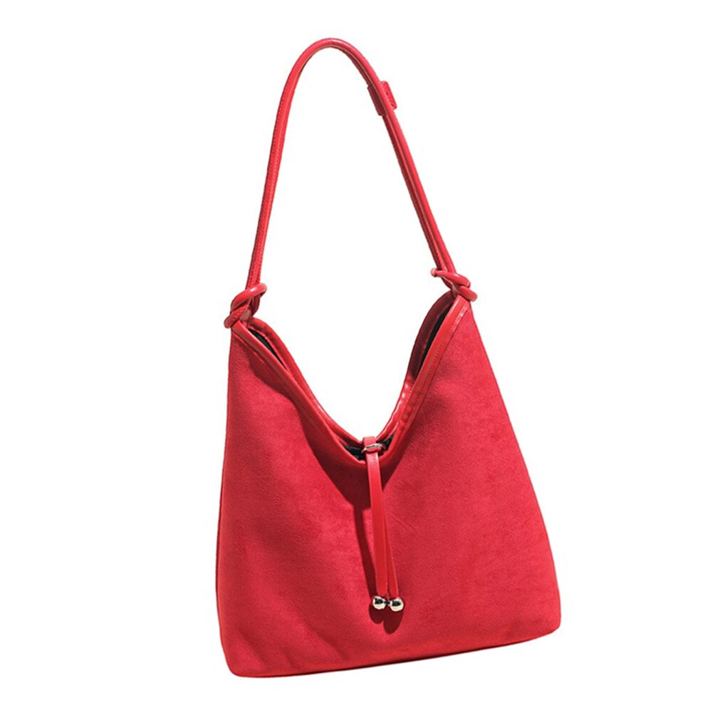 Red Crossbody Bags For Women Faux Suedes Crossbody Purses With