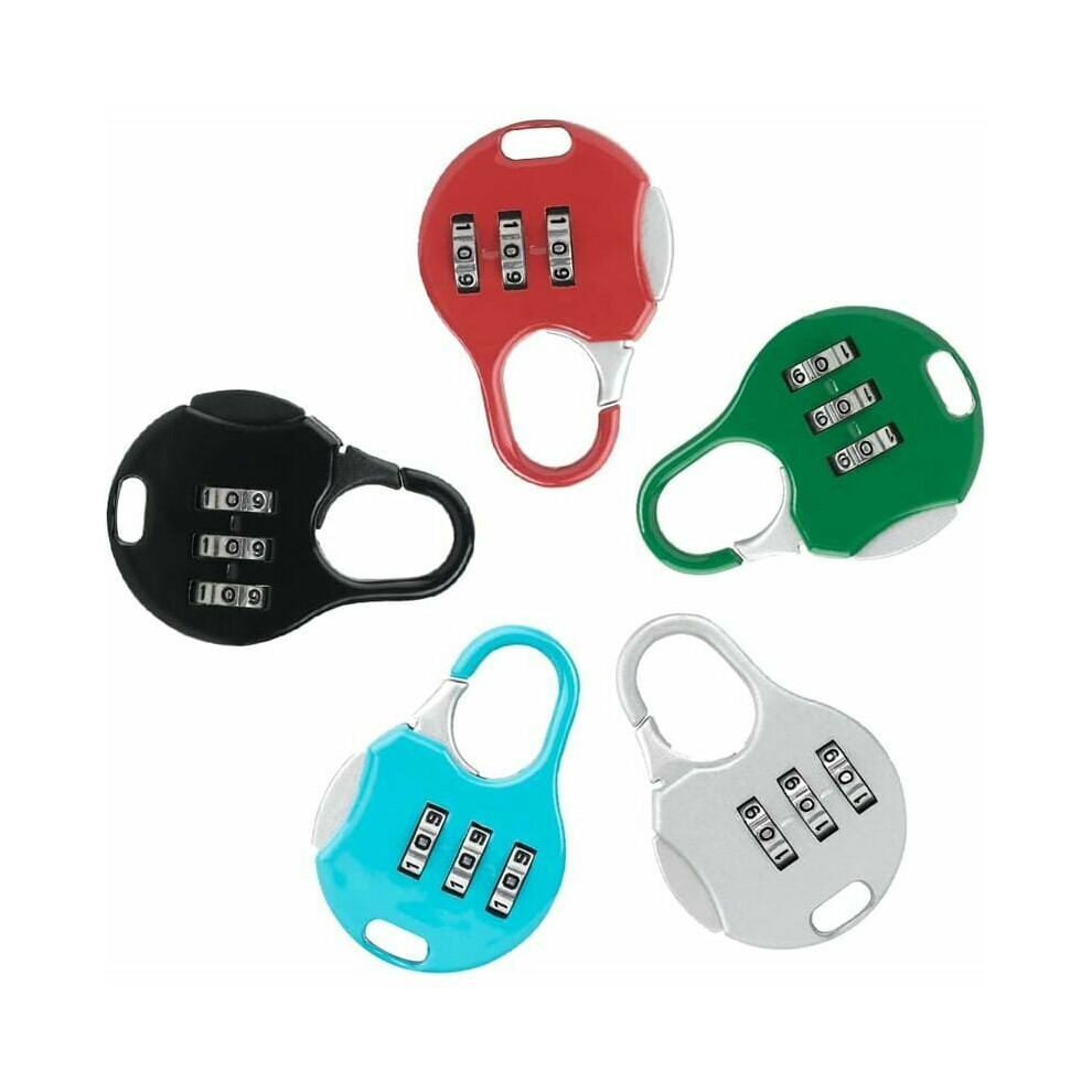 Guardian Of Your Possessions, 3-Digit Combination Lock, Keyless Padlock For Suitcases, School Gym Lockers, Resettable Code, Sturdy Zinc Alloy Construc 9198585863170