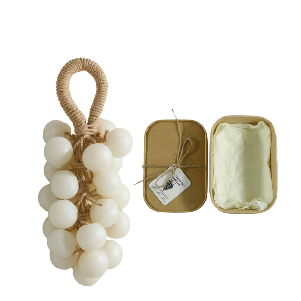 Natural Moisturizing Handmade Grape Soap Hypoallergenics-White
