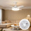 Universal Voltage 135mm Magnetic Light Board For Ceiling Fans 6