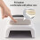 Nail Lamp Built In Battery Ergonomic Hand Support Highly-Orange 2