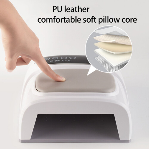 Nail Lamp Built In Battery Ergonomic Hand Support Highly-Orange 1