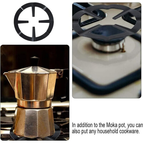 Βάση Moka για κουζίνες αερίου, αντιολισθητική βάση που εξασφαλίζει σταθερότητα, 2