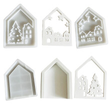 3 Pièces Maison Résine Silicone Moules pour Photophore Bougeoir