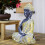Figurine de bouddha doré méditative, Sculpture bouddhiste en 7
