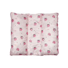 Coussin de lit en fourrure de lapin, coussin doux pour petit-1