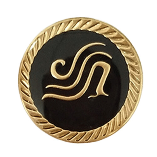 Boutons d'uniforme militaire doré, boutons de-Style 6 1