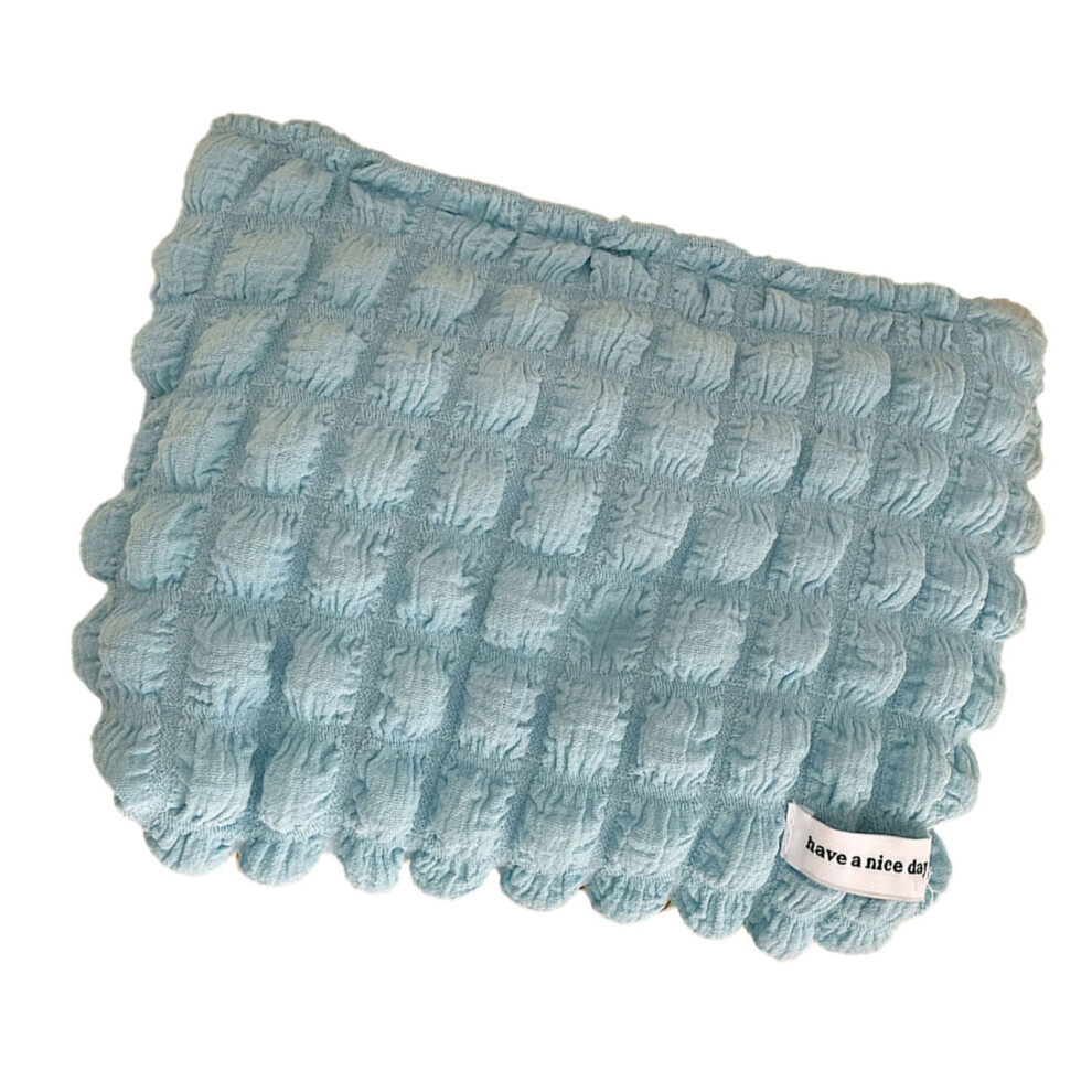 Makeup Bag for Women Cosmetics Storage Organizer Make Up-Blue
