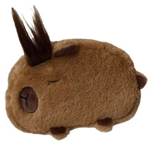 Hübsches Capybaras-Plüsch-Federmäppchen mit weichem-Kaffeefarbe