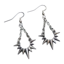 Thorn Chain Dangle Earrings Vintage Punk Styles