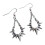 Thorn Chain Dangle Earrings Vintage Punk Styles 1