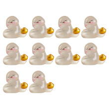 10 Stück leuchtende Mini-Schlangen aus Kunstharz, die im-Yuanbao