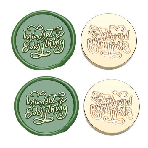 2Pieces Seal Stamp Head with Unique Pattern for Seal- XYW10