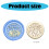 2Pieces Seal Stamp Head with Unique Pattern for Seal- XYW10 3