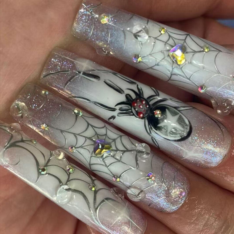 Webspinner Internet Silver Scintillate Persist Hoofs Halloween