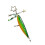 Realistic Fish Accessory Fashionable Keychain Plastic-Green 1