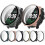 Bruchsicheres Smartwatch-Gehäuse, PC-Glasfolienabdeckung-Blau 3