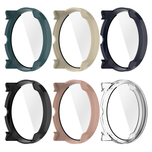 Bruchsicheres Smartwatch-Gehäuse, PC-Glasfolienabdeckung-Blau 1