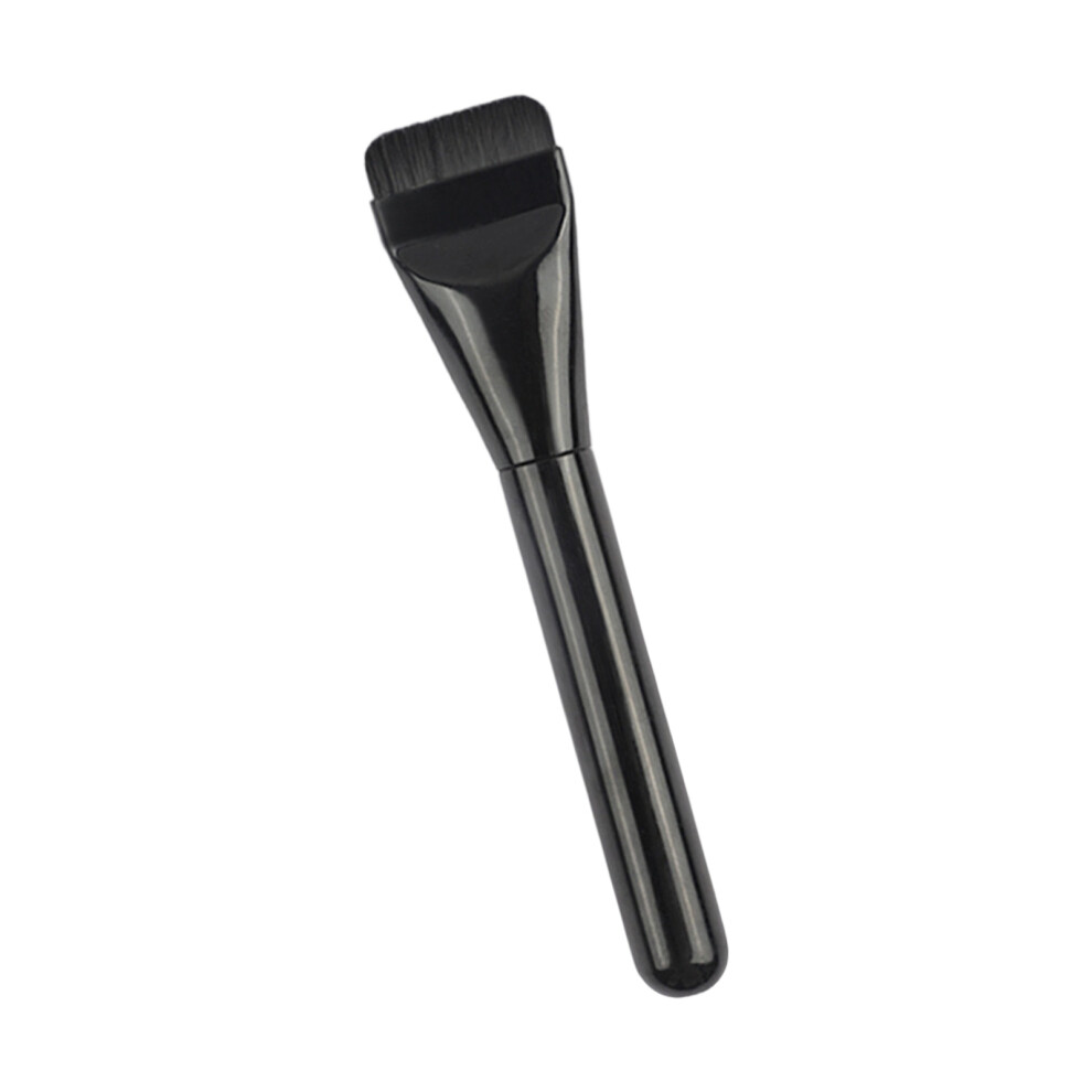 Black Slimly Flat Cosmetic Brush Professional Cosmetic Tool