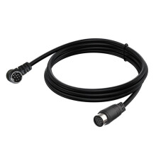 S Video Cable 9Pin Mini DIN Male To Female Cable For Game Consoles DVR/PVR Elbow 3m
