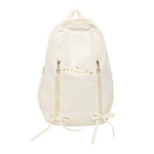 2025 New Student Passenger Backpack Small Waterproof-White S