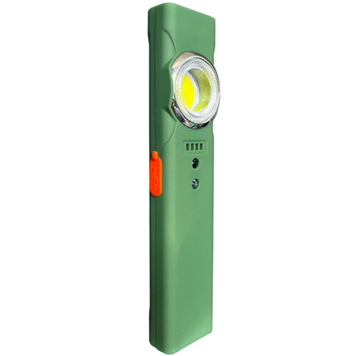 Portable Clip On Work Light With Magnetic Tail Pocket-Green