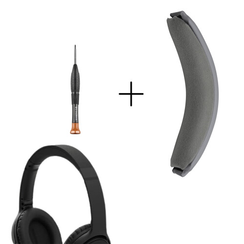 Headphone Headband Pad Replacement Soft Protein Leather-Blue 1