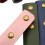 1 Pair Leather Handle Cover Portable Bag Handle-Dark blue 7
