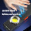 Portable Clip On Work Light With Magnetic Tail Pocket-Green 3