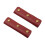 2 Pieces Universal Leather Handle Protectors Bags Handle-Red 1