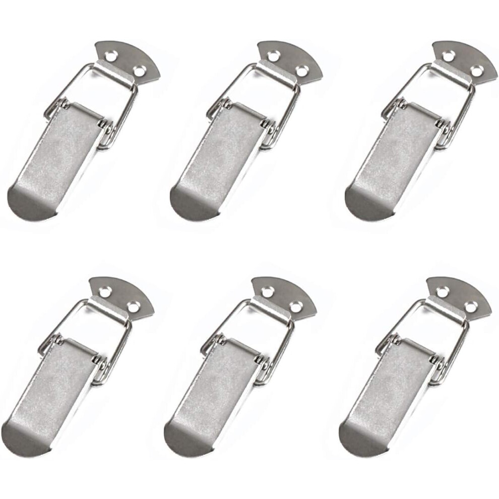 Duckbill Toggle Latch For Wooden Case And Drawer, Hold Firmly Easy To Install Stainless Steel Catch Hasp With Spring Loaded Design, Corrosion Resistan 9198585863767