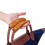 2 Pieces Universal Leather Handle Protectors Bags Handle-Red 5