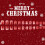 24PCS Glittering Artificial Nail Red Snowflake Holiday Designs 4
