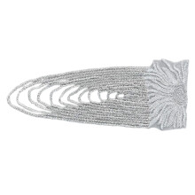 Hochzeit Schulter Epaulette Pailletten Epaulette Abend-Silber