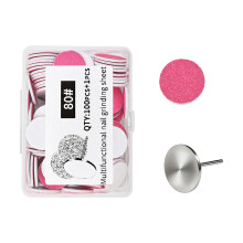 Professional Sanding Discs for Nail Art Pedicure-Pink 20mm80