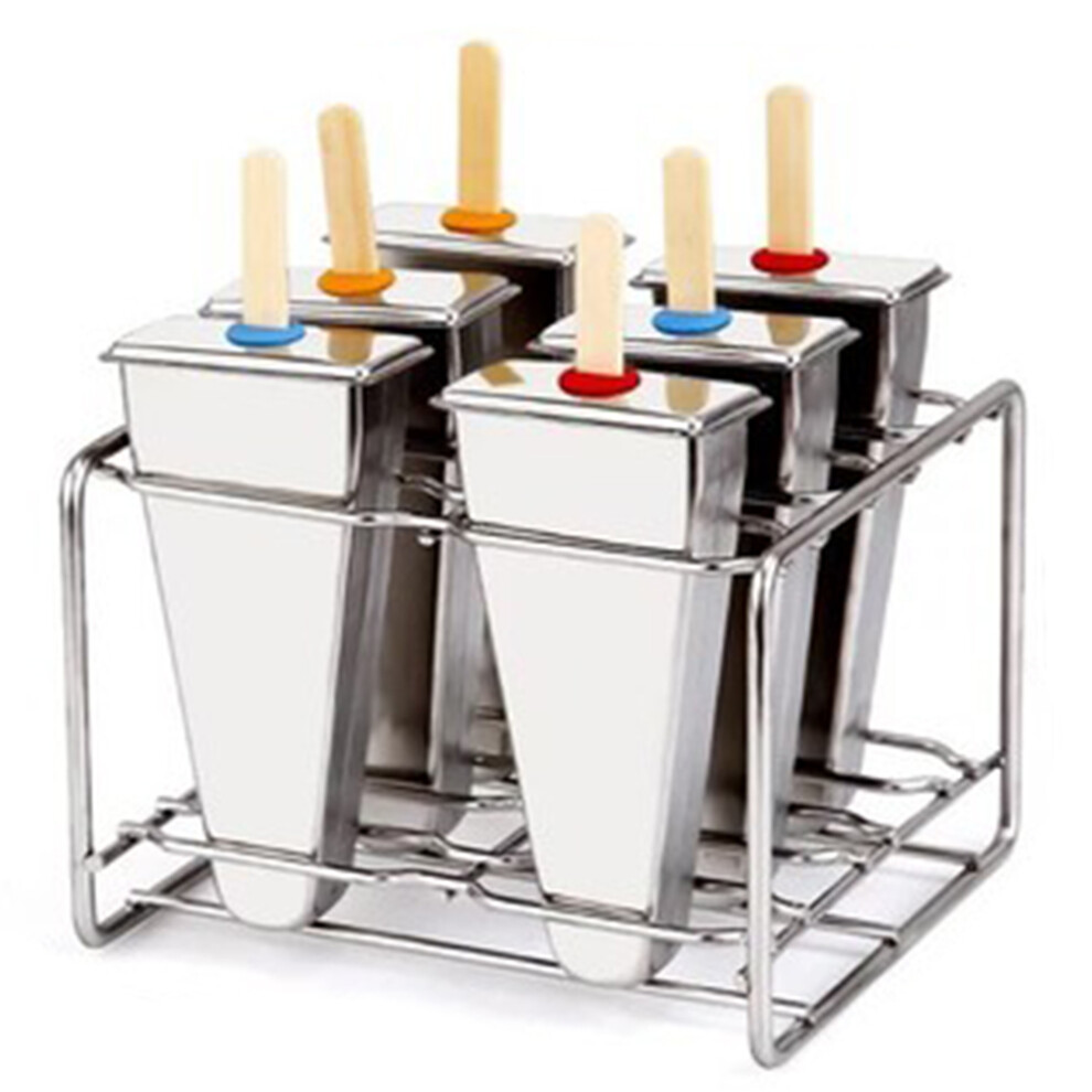 Stainless Steel Popsicle Mold, Easy Release Design, Seamless Welding, Paddle Style Ice Pops, Food Grade Stainless Steel, Healthy Snack Maker, Kids Lea 9155353278444
