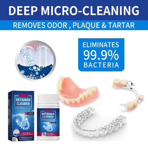 Baking Carbonated Drink Denture Cleaning Tablets Eliminate Odor 1