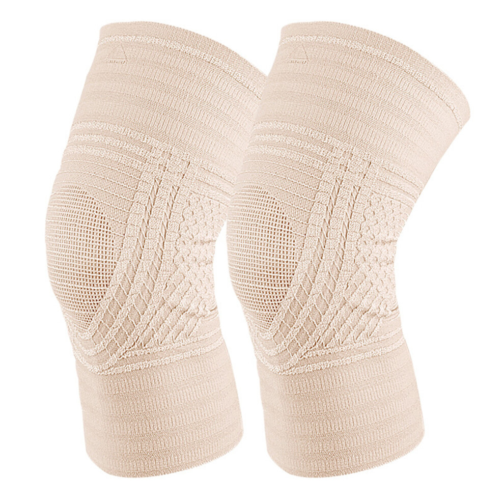 Breathable Invisible Knee Guard With Elastic Nylon-color M