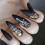 Nonallergenic Fraudulent Hoofs Black Framework Gold Blossomy 1