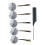 Travel Friendly Heat Security Comb Set For-1 comb 5 large clips 1