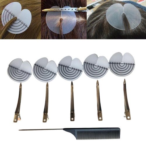 Travel Friendly Heat Security Comb Set For-1 comb 5 large clips 1