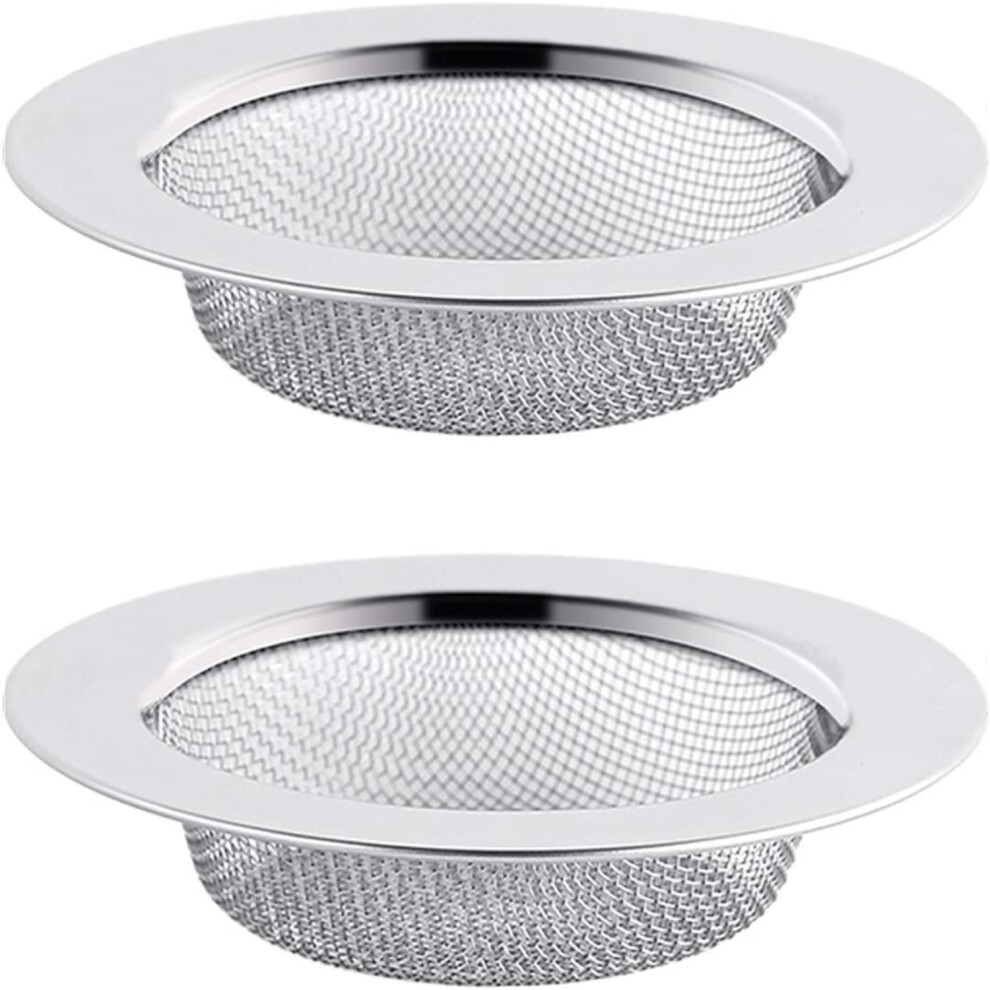 Micro-Perforation Sink Strainer For Kitchen & Bathroom Sinks, Dishwasher Safe Mesh Basket Filter With Rust-Free Service, 2Pcs 9155353283974
