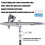 Compact Double Function Airbrushes Tool For Mobile Artists And 7