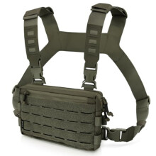 Tacticals Chest Rig Bag Molles Chest Pouch Utility-Army Green