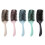 Ergonomic Hair Comb Hollow Body Design Minimizes Pulling-Green 4