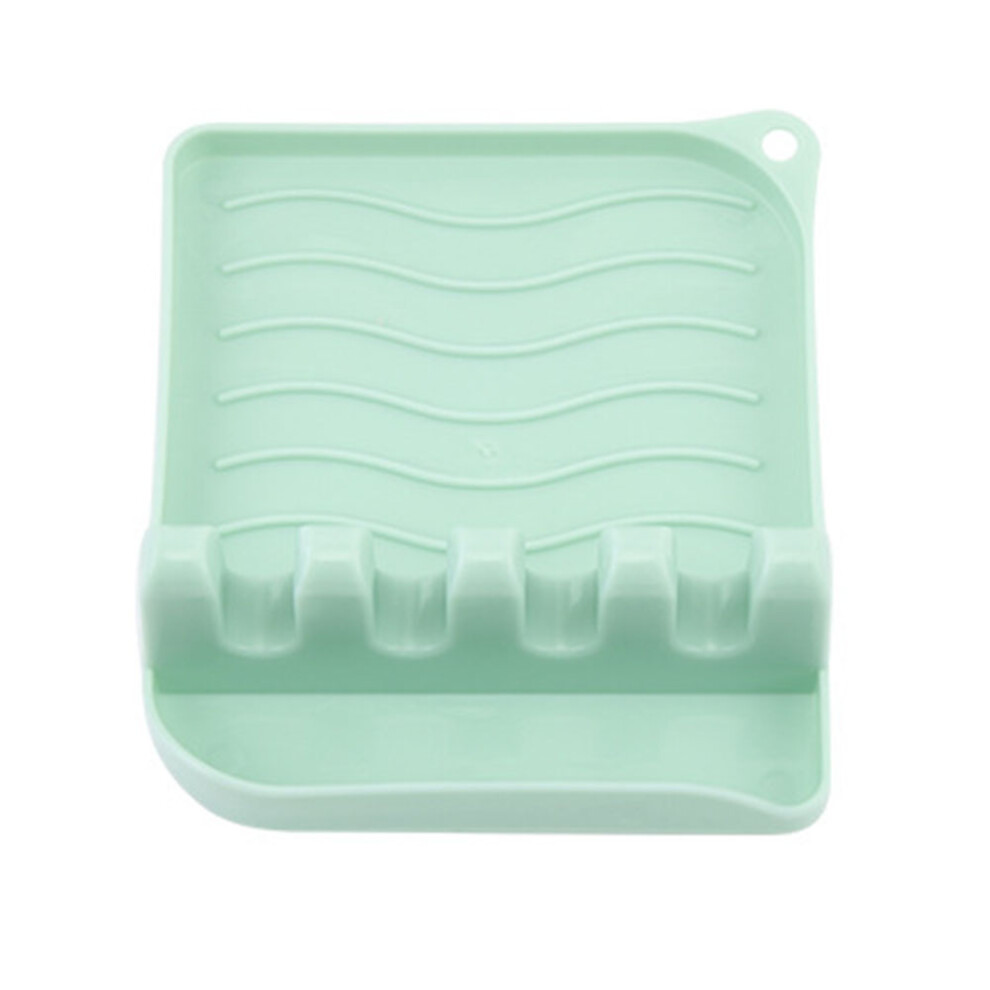 Heat-Resistant Silicone Utensil Rest, Non-Slip Base & Drip Pad Ensures Clutter-Free Cooking For Kitchen Countertops & Stove Top 9155353283370