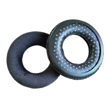 1Pair Velvet/Ice Coolings Ear Pad Ear Cushions-Black velvet