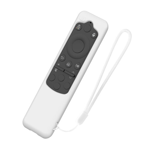 Ergonomic Remote Control Protector Full Body Coverage-White