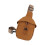 Casual Shoulder Bag With Multiple Pockets Adjustable-brown 1